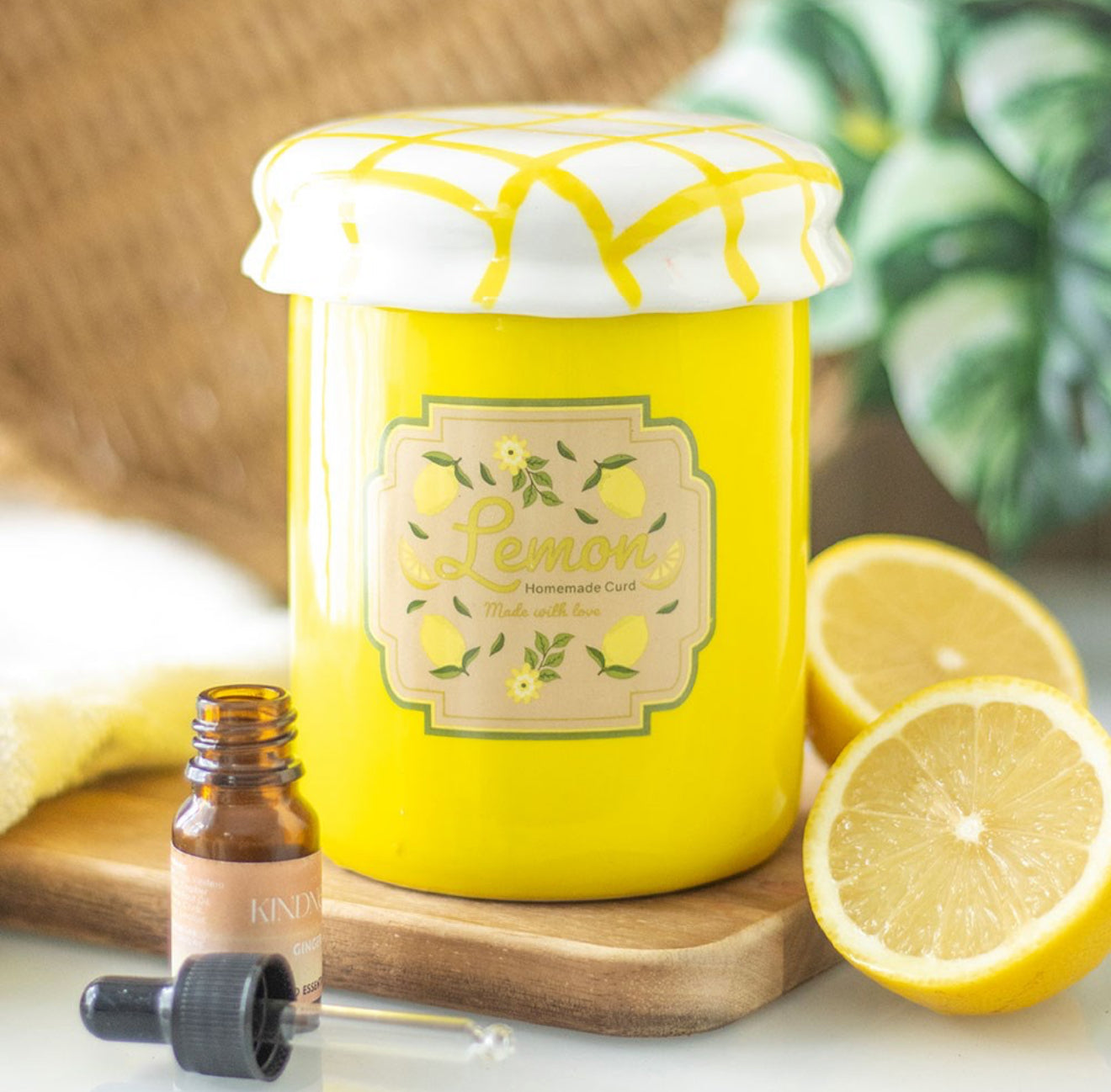 LEMON CURD JAR WAX WARMER