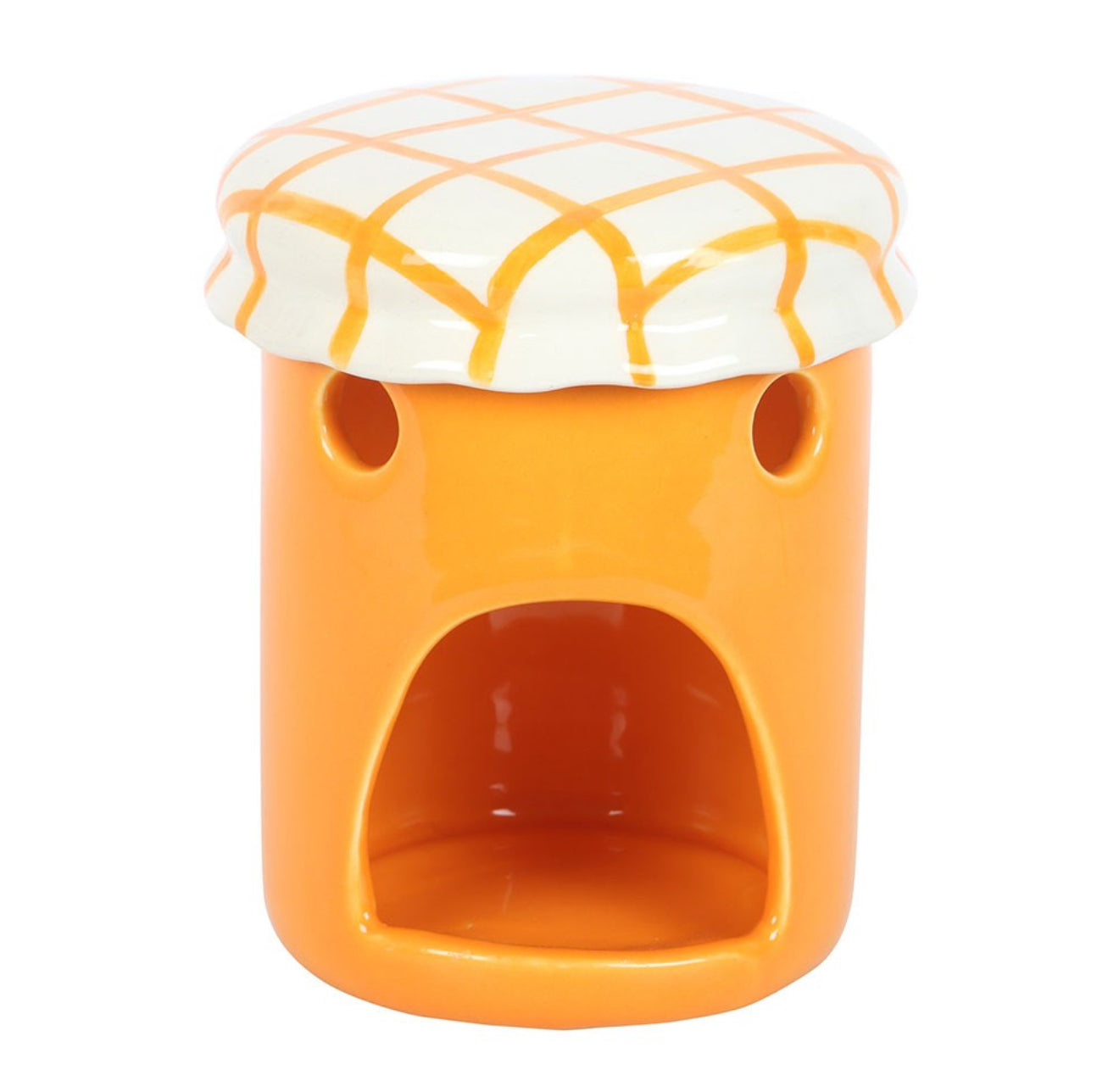 ORANGE MARMALADE JAR WAX WARMER