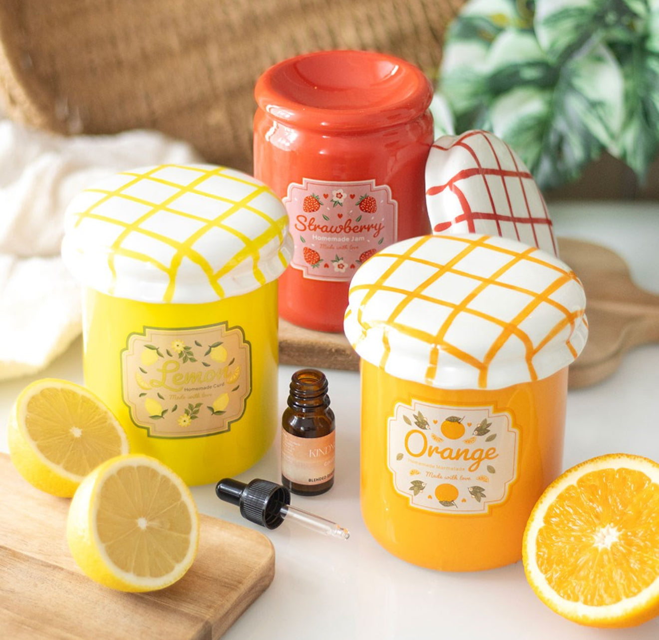 LEMON CURD JAR WAX WARMER