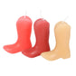 SET OF 3 COWBOY BOOT CANDLES