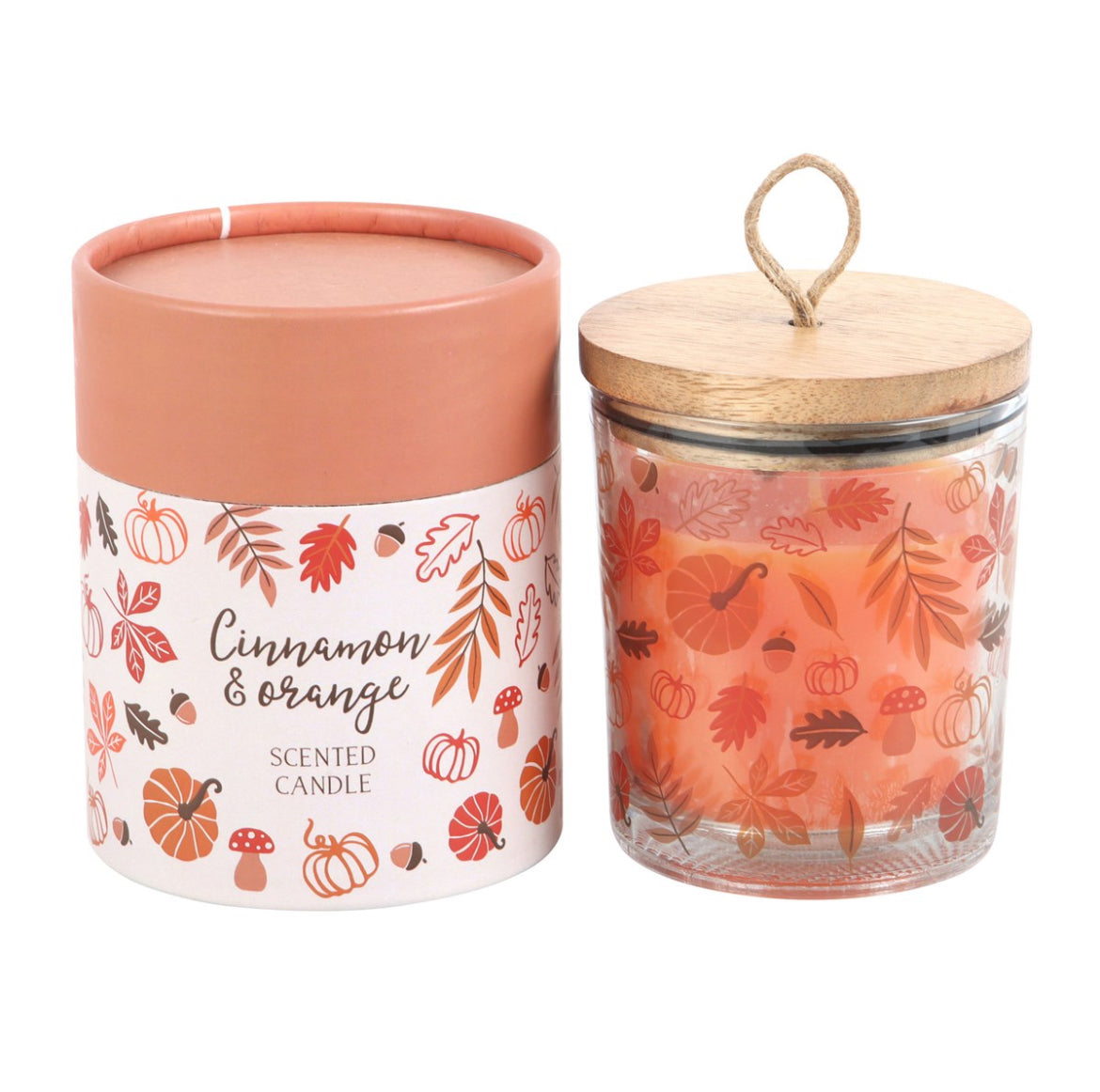 Cinnamon & Orange Autumn Leaves Candle