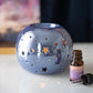 IRIDESCENT STAR OIL BURNER AND WAX WARMER