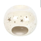 IRIDESCENT STAR OIL BURNER AND WAX WARMER